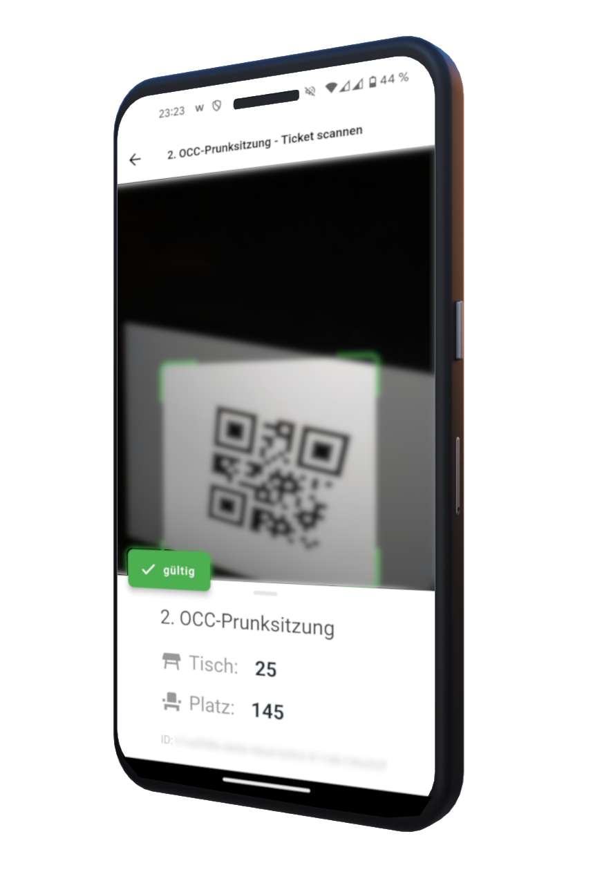 TicketFlow.digital App Scan Screen